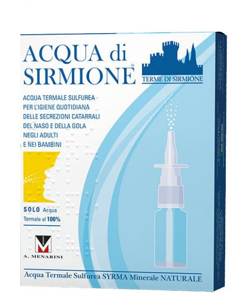 Acqua Termale Sulfurea 6 flaconcini da 15cc - Acqua di Sirmione